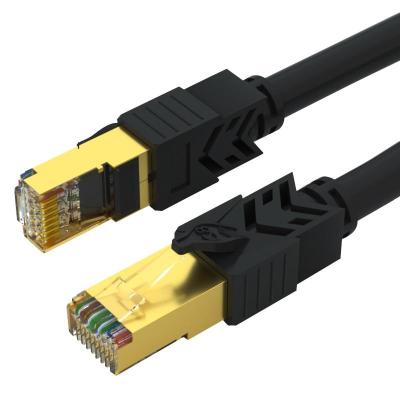 China Kupferleiter Isoliertes CAT8 Patch Cord Netzwerkpatch Kabel zu verkaufen