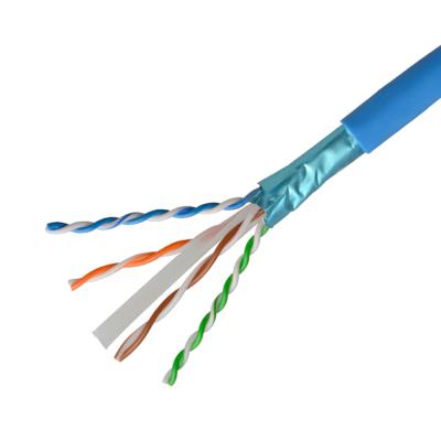 Cina 4 coppie CCA Cat6a Lan Cable Utp Ftp Cat5e Network Cable Isolamento HDPE in vendita