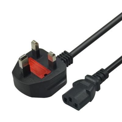 China 1M 1.5M 1.8M 2M CCA PVC-stroomkabel voor SIPU 220V UK 2 pin AC-stroomtransmissie Te koop