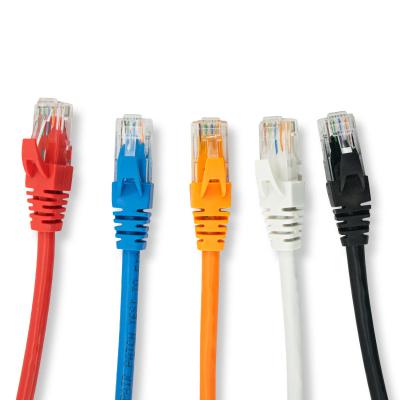 China 7/0.12 CCA Material do condutor CAT 6 cabo Ethernet 1m 2m 3m 5m UTP cordão de parche RJ45 cabo à venda