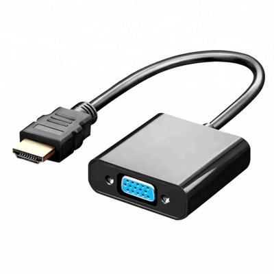 China HDMI To VGA Adapter Converter 1080P Digital To Analog Audio Video For Laptop Tablet PC for sale