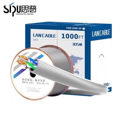 China Cat6 Netwerkkabel 1000ft UTP FTP SFTP 23AWG 750MHz BC Ethernetkabel Cat6 305M Te koop