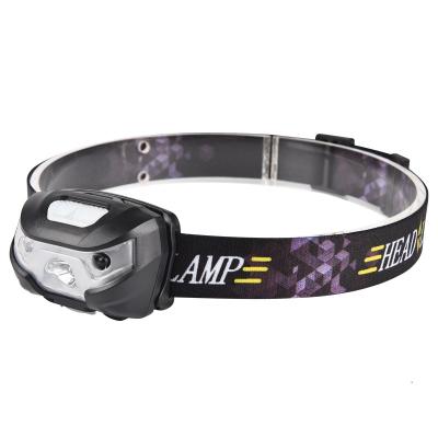 China 3W LED+2LED HEAD LIGHT Camping USB RECHARGEABLE SUPER BRIGHT for sale