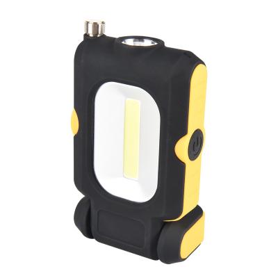 China Emergency 3XAAA Battery Operated With Strong Magnet With Hanger Super Bright COB Multifunctional Working Light for sale