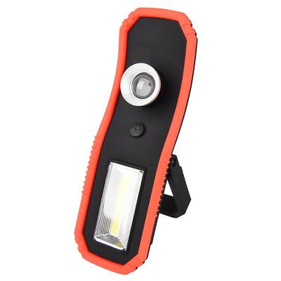 China Battery Operated 3XAA Emergency With Strong Magnet And Hanger COB+XPE Super Bright Multifunctional Working Light for sale