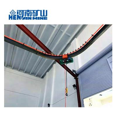 China Bridge Crane 1 2 3 Ton KBK Single Girder Rail Bridge Crane KBK Rail Monorail System Mobile Price for sale