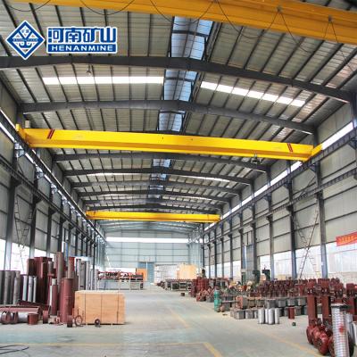 China Electric Overhead Crane 10 TonStandard Single Girder Bridge Crane Single Girder Overhead Traveling Crane for sale