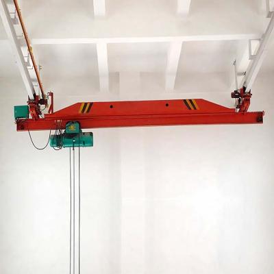 China 1Ton Steel Box Type Suspension Bridge Crane Single Girder Overhead Traveling Crane for sale