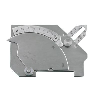 China Stailess Steel ROKTOOLS Stainless Steel Bridge Cam Weld Gauge for Prep Angle WG-208 for sale