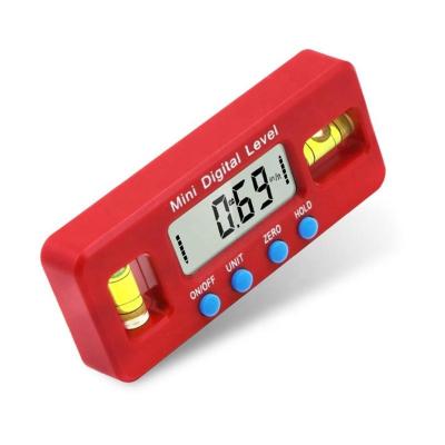 China ABS ROKTOOLS Mini Spirit Level With Bubble Protractor Angle Tester for sale