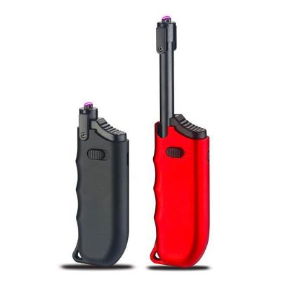 China 2019 New Model Mini Electronic Single Arc Factory Kitchen Folding BBQ Lighter Lighter Filling Lighter for sale