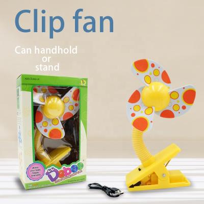 China ABS 2020 Summer USB Plastic Kids School Clip Traveling Fan for sale