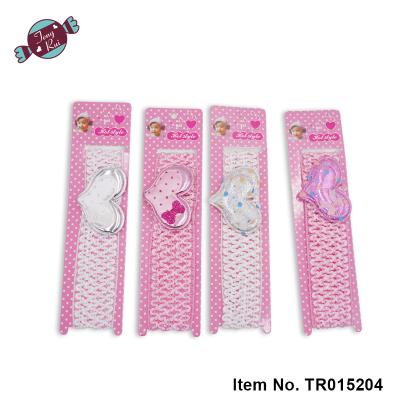 China Cartoon toys lovely new style heart shape hair band with sweet candy toy for sale