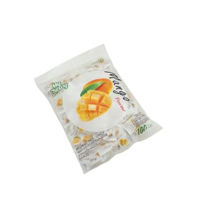 China Natural Fruity Mango Milk Muti-flavor Gummy Candy With Filling for sale