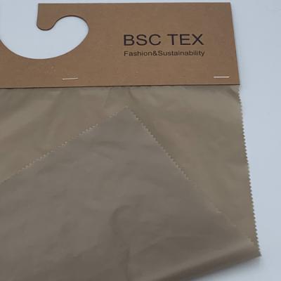 China 20D X 20D 39gsm Recycled Nylon Fabric Bright Nylon Taffeta Down Proof for sale