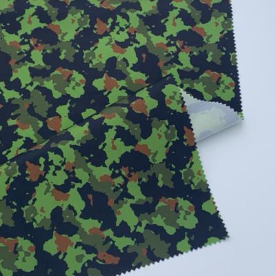 China Windproof 123 Gsm Graphic Print Fabric 75D PU Coated Polyester Fabric Memory for sale