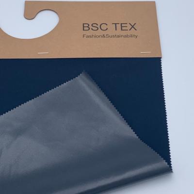 China 288F 240T Poly Dewspo 100gsm Polyester Pongee Lining Fabric Water Repellent for sale