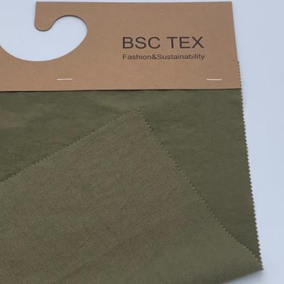 China 115gsm 70D Waterproof Nylon Taffeta Fabric Twill Crepe Medium Weight Upholstery Fabric for sale