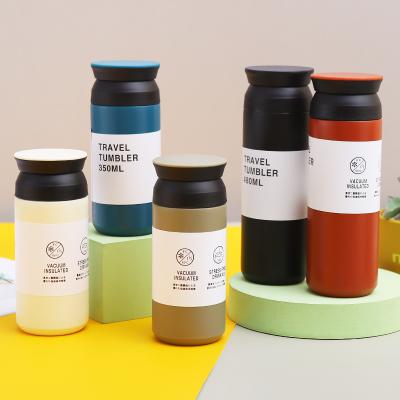 China New Hot Selling Viable Travel Coffee Mug Japanese Style Stainless Steel Thermal Insulated Tumbler Bottle 500ml Customized for sale