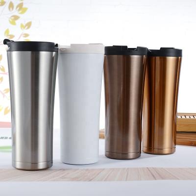 China 16 oz Double Wall Insulated Empty Free Sample Sustainable Free Sample Custom Keep Water Temperature Wholesale Lacquer Stainless Steel Mug Tumbler, Cage for sale