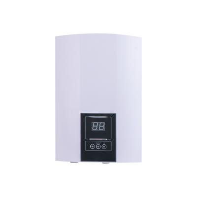 China Hotel LED Temperature Display Tankless Electric Instant Water Heater for sale