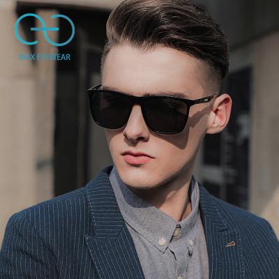 China Square polarized men's sunglases UV protection sunglasses w3333 fashion man river black stylish leg sprint 2021 for sale