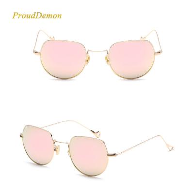 China Fashion Gafas Sunglasses J6685 Small Frame Gafas Frame Ocean Lens Vintage Sunglasses for sale