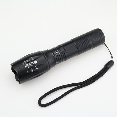 China New Hot Selling Backup Powerful Aluminum Alloy USB Rechargeable Zoomable Charge Charging X800 G700 Tactical Flashlight For Camping for sale