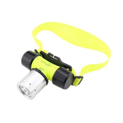 China Emergency Diving Equipment Waterproof Professional T6 High Power Rechargeable Led Diving Headlight for sale