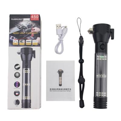 China Emergency Multi-Function LED Solar Emergency Flashlight for sale