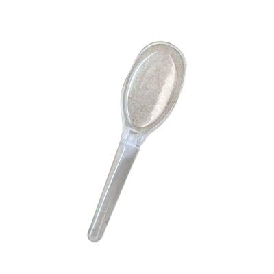 China Disposable Plastic Spoon Foldable Plastic Spoon Individually Wrapped Ice Cream Dessert Folding Spoon YCXZDS1 zu verkaufen