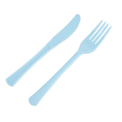 China Professional Manufacture Custom Thickened Plastic Spoon and Fork BBL-YCX-C-001 New 7 Inch Disposable Fork Tableware Cutlery en venta