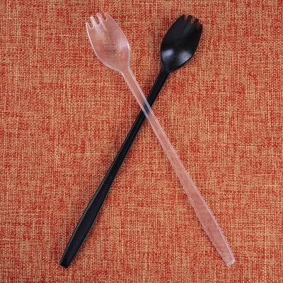 Κίνα Factory direct wholesale frosted set spoon and long fork disposable transparent spoon BBL-YCX-CS-001 προς πώληση