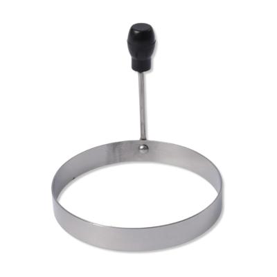 China New Type Kitchen Equipment Stainless Steel Short Handle Attractive Price Round Omelet Viable for sale