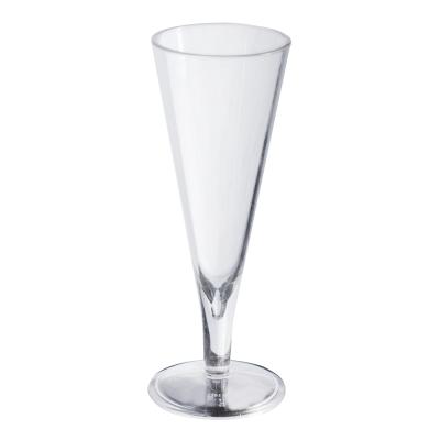 China Good resistance vintage wine champagne glass shape wedding flute water crusher high quality glass wine glass en venta