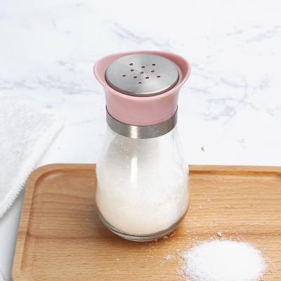 China Viable Glass Seasoning Jar Kitchen Supplies Sealed Moisture Proof Seasoning Bottle BBQ Pepper Pepper Pot Pepper Bottle en venta