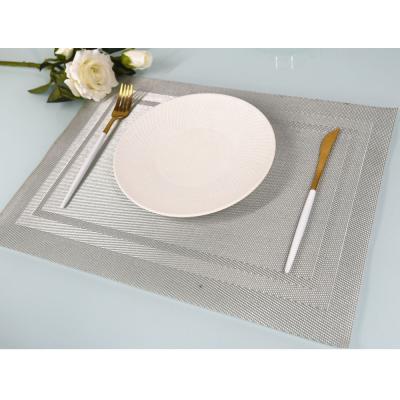 China Factory direct sale style environmental protection simple creative high temperature resistant washable rectangular place mat zu verkaufen