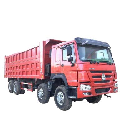 China Used Sinotruk 371hp Dump Trucks and New HOWO 8x4 12 Wheeler Transportation Dump Truck For Sale > 8L for sale