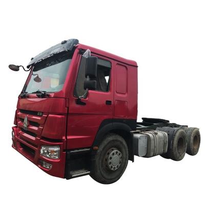 China Good Working Condition Best Quality Used 10 Wheels 6x4 375hp Used Tractor Head Truck 6800*2496*3450 for sale