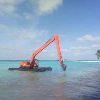 China Machinery Repair Shops Long Reach Boom Doosan DX215 Amphibious Excavator for sale