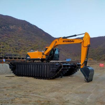 China Machinery Repair Shops HYUNDAI R215VS Amphibious Excavator Swamp Excavator for sale