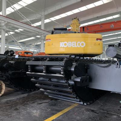 China Machinery Repair Shops KOBELCO SK260D Amphibious Excavator with Ram/Hydraulic Breaker/Dredge Pump for sale