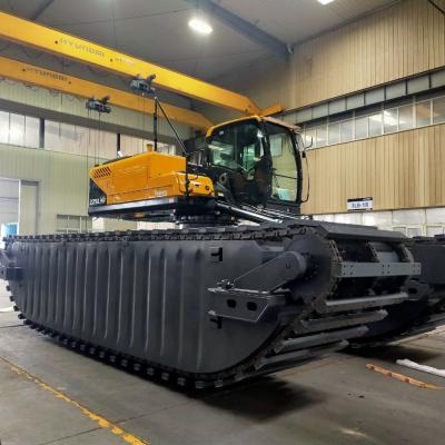 China Construction worksÂ   HYUNDAI 225 Swamp Buggy Amphibious Excavator for sale