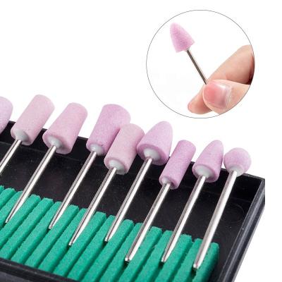 China Nail Art Beauty Polishing Remover Artifact Silicone Nail Drill Bit Electric Grinding Head for sale