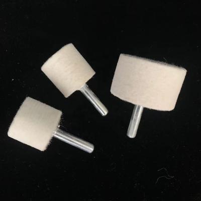 China Hot Sale Main Leg Wool Metal Wool Polishing Grinding Head For Precision Ware Polishing Glassware for sale