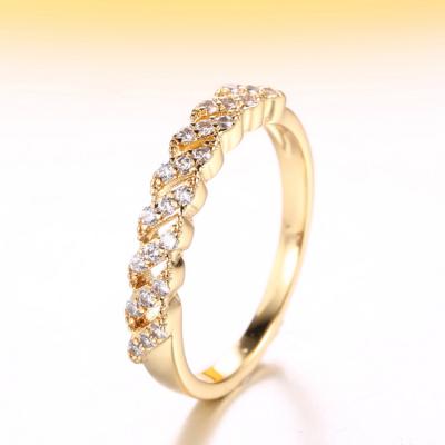 China Amazon Best Selling CLASSIC Cubic Zirconia Anniversary Ring Stainless Steel for sale