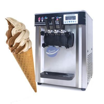 China Easy operation labor saving small ice cream maker mesin ice cream commercial 304 ss italian ice cream machine for sale