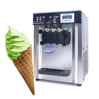 China Easy Operation 20L Labor Saving Soft Ice Cream Maker Table Top Soft Ice Cream Machine Chinese Commercial for sale