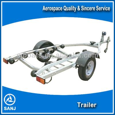 China Aluminum boat trailer SANJ boat trailer with high quality and low price for sale for sale