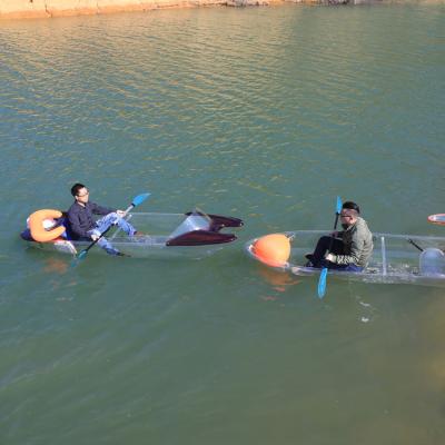 China High quality PC material transparent kayak clear boat for sale in China for sale